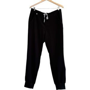 Figs Pants Size Large Blue Drawstring Waist Jogger Leg Technical Collection